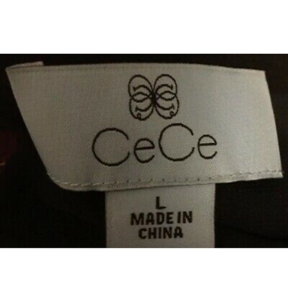 Cece Large vintage geometric design sheer blouse - Picture 6 of 6